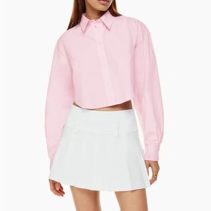 Aritzia Sunday Best Poppy Poplin Shirt